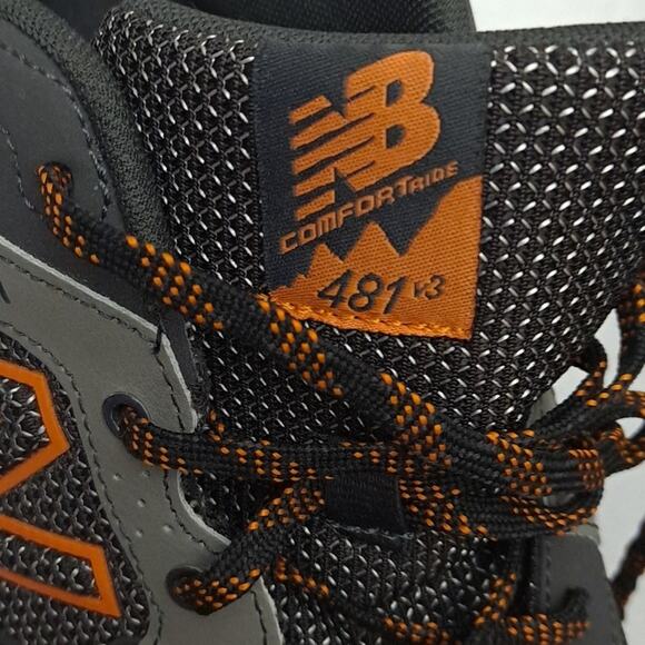 New Balance Orange and Gray Sneakers for Everyday Style Sz 11M - Picture 3 of 8